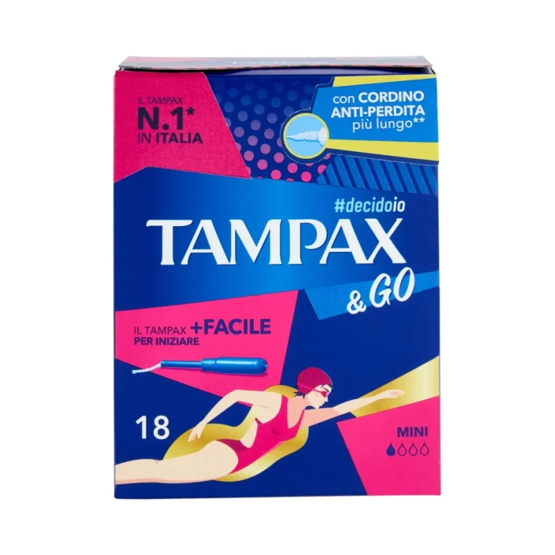 Дамски тампони Tampax & Go Mini 18 бр