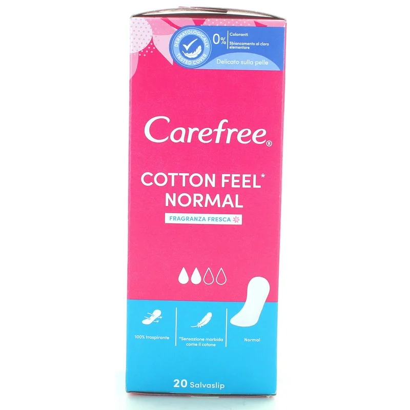 Дамски превръзки Carefree Normal флорален памук 20 бр