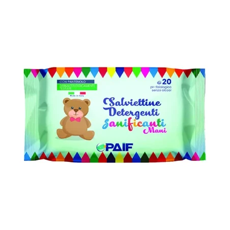 Мокри кърпички Paif Mani с мече 20 бр
