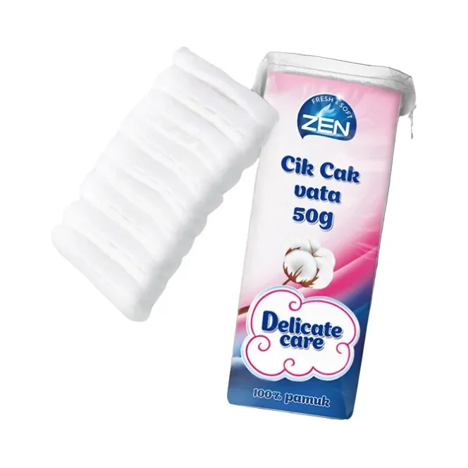 Памук Zen Cik Cak Vata, 50 г - Zen Cik Cak