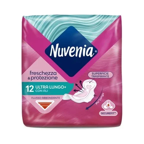 Дамски превръзки Nuvenia Ultra Super Lungo 12 бр - Nuvenia