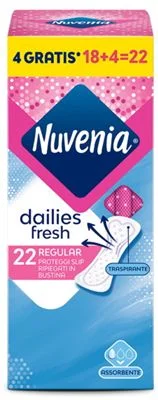 Ежедневни превръзки Nuvenia Regular Fresh 18+4 бр - Nuvenia