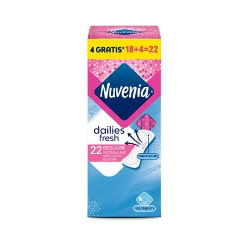 Ежедневни превръзки Nuvenia Regular Fresh 18+4 бр - Nuvenia