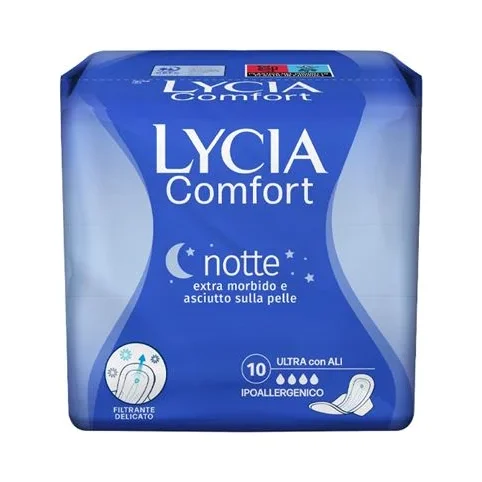 Дамски превръзки Lycia Assorbente Ultra Night 10 бр - Lycia