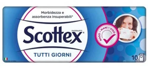 Носни кърпички Scottex, 4-пл 10 бр