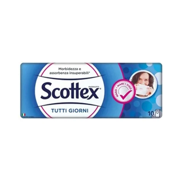 Носни кърпички Scottex, 4-пл 10 бр - Scottex