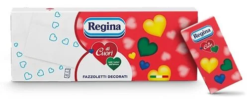 Носни кърпички/салфетки Regina Di Cuori 10 бр - Regina