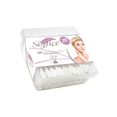 Клечки за уши Soffice Cotton BIO 200 бр