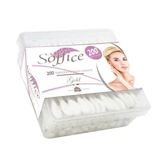 Клечки за уши Soffice Cotton BIO 200 бр - Soffice