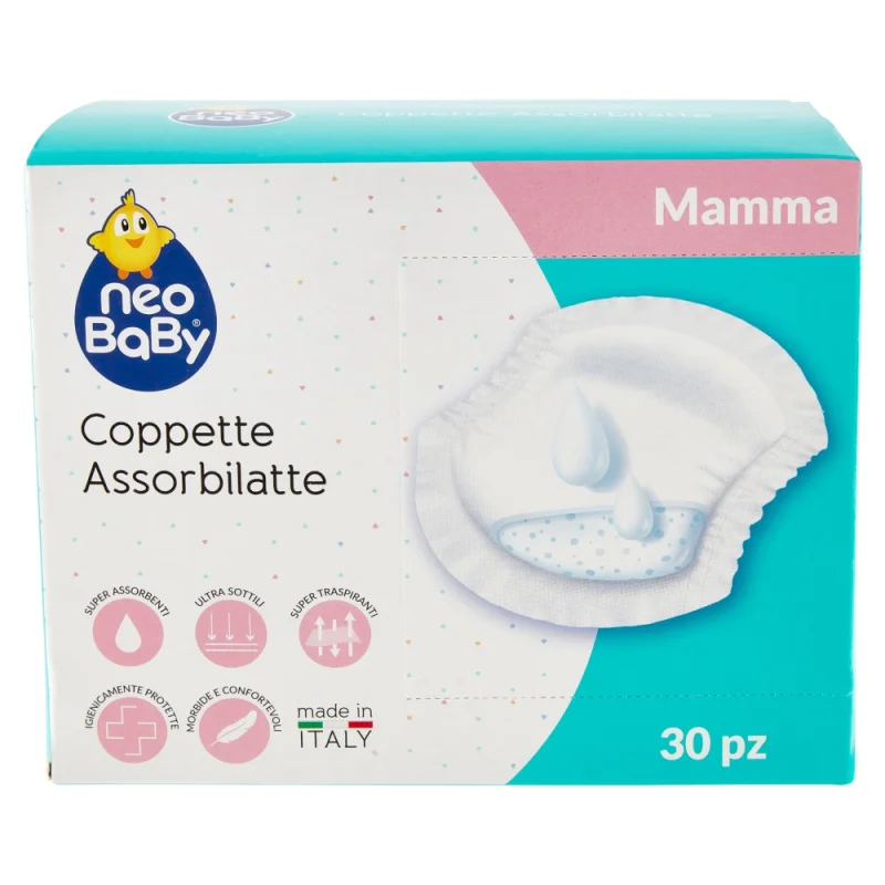 Чашки/подложки за кърмачки Neo Baby 30бр Coppette Assorbilatte
