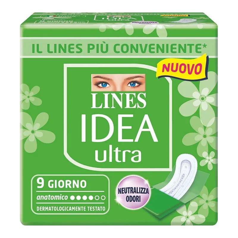 Дамски превръзки Lines Idea Ultra Anatomico 9бр