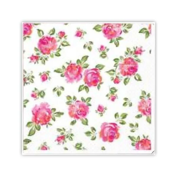 Салфетки Soft Flower Decoro, асортимент 33х33 50 бр