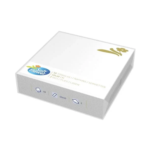 Салфетки Soft Flower Bianchi, 2-пл 50 бр - Soft
