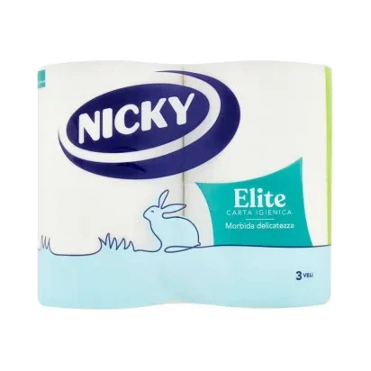 Тоалетна хартия Nicky 4бр, 3 пл. - Nicky