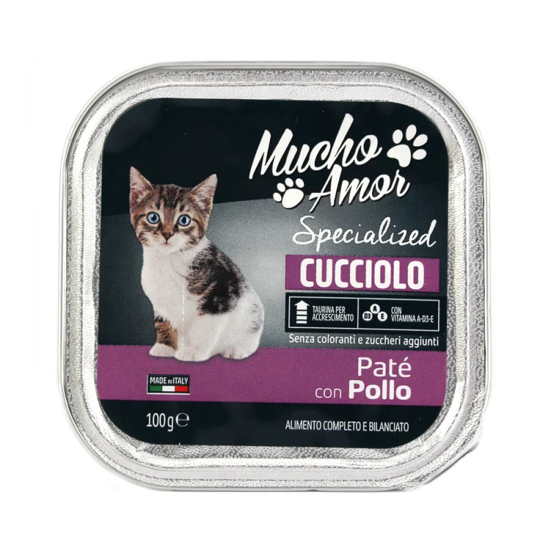 Пастет за котки Mucho Amor пиле 150 г