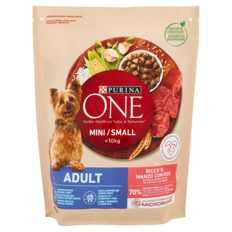 Суха храна за кучета Purina One Mini Adult 800 г