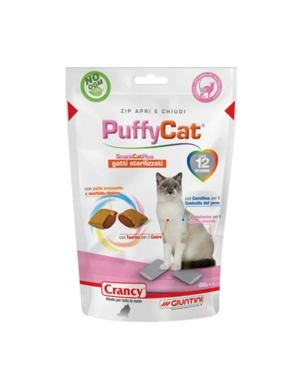 Храна за кастрирани котки Puffy Cat пиле и домати 60 г