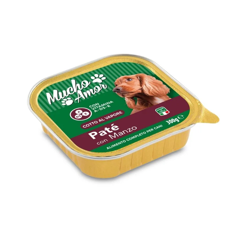 Храна за кучета Mucho Amor Pate Manzo /с говеждо/, 300 г