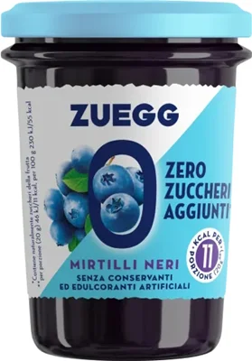 Конфитюр Zuegg от черни боровинки, без захар 220 г