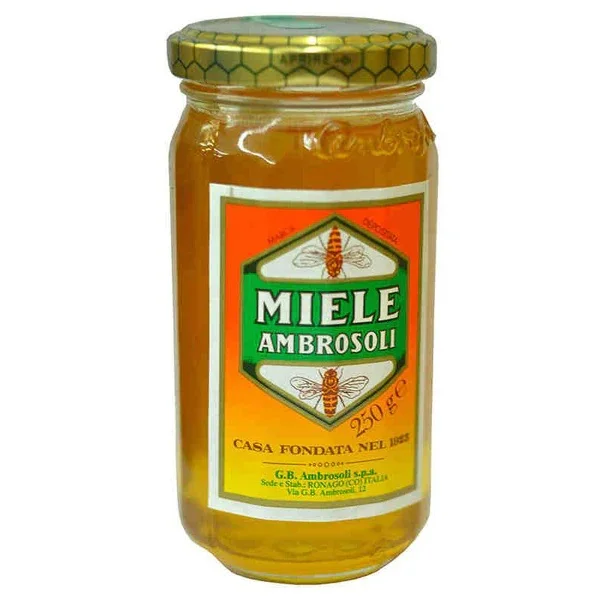 Пчелен мед Ambrosoli 250 г, стъкло