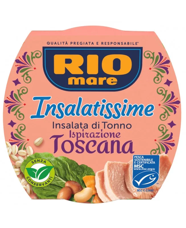 Салата с риба тон с орзо и зеленчуци Rio Mare 160 г