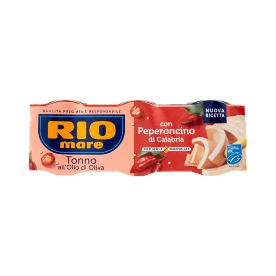 Риба тон Rio Mare с лют червен пипер 3х65 г - Rio Mare