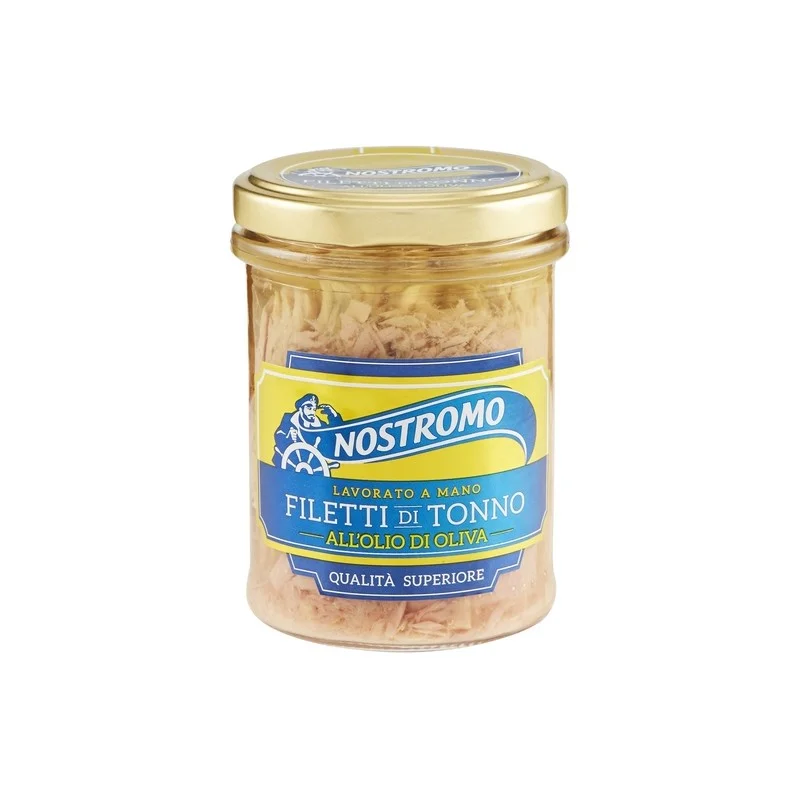 Филе риба тон в зехтин Nostromo, стъкло 180 г