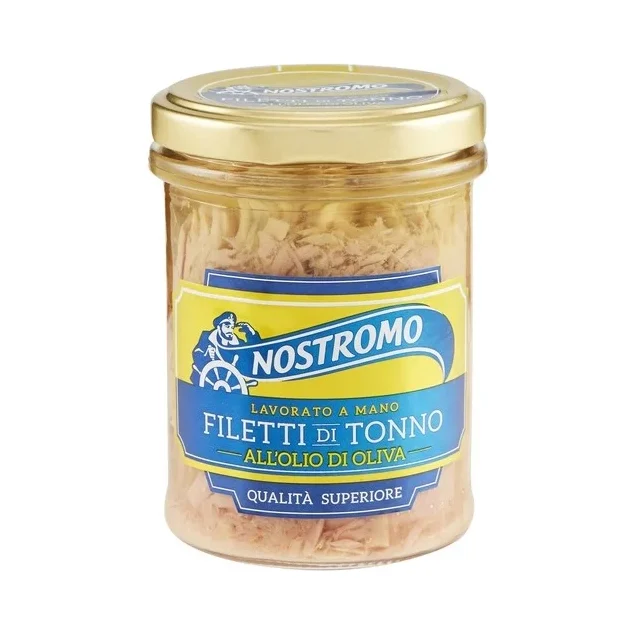 Филе риба тон в зехтин Nostromo, стъкло 180 г - Nostromo