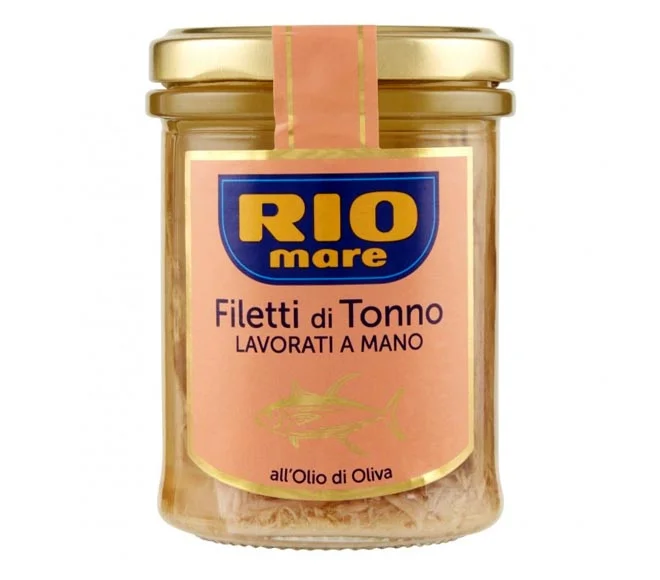 Филе риба тон Rio Mare в зехтин 180 г, стъкло