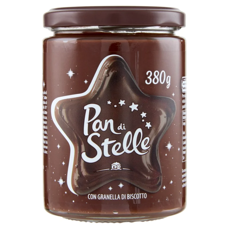 Какаов крем Pan Di Stelle с парченца бисквити, Mulino Bianco 380 г