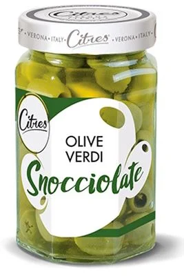 Зелени маслини Citres Olive Verdi без костилка, стъкло 290 г