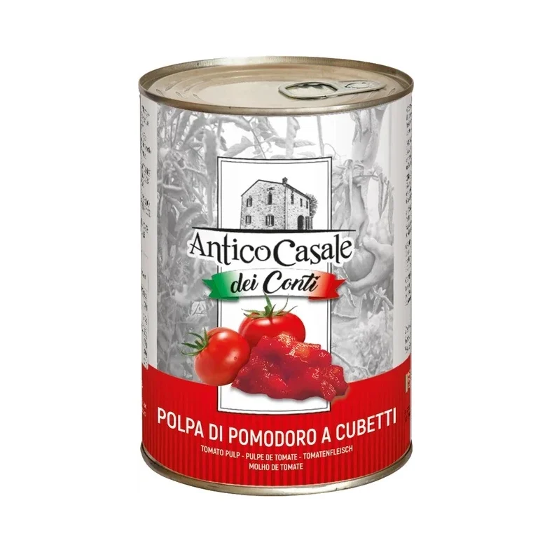 Домати на кубчета Antico Casale 400 г консерва - Antico Casale