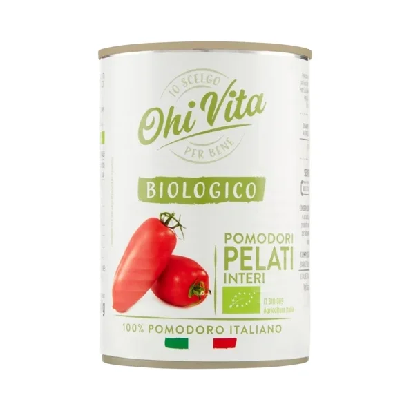 Белени домати Ohi Vita BIO, консерва 400 г - Ohi Vita