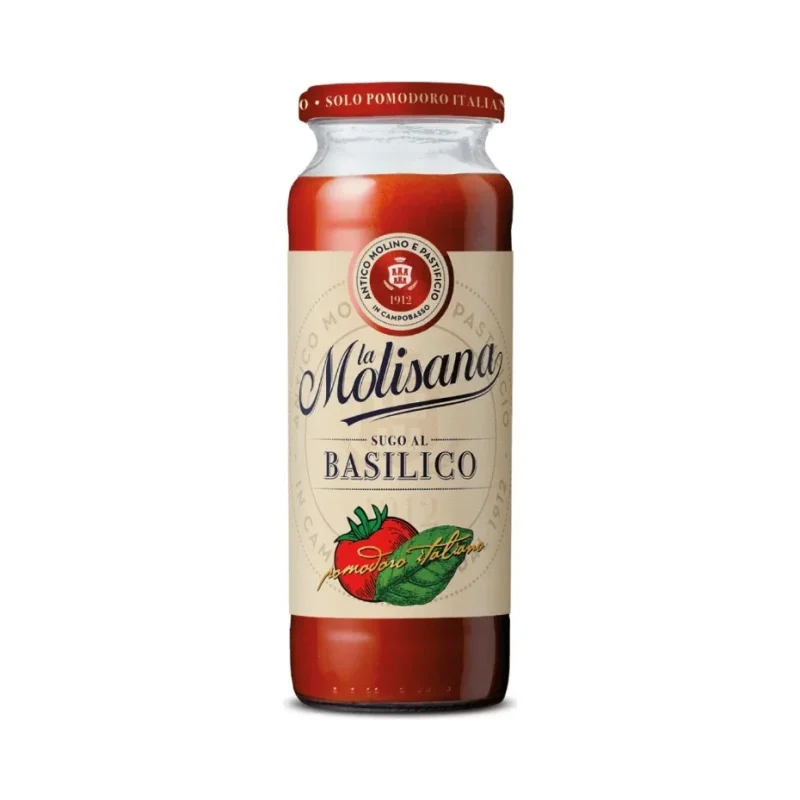 Доматен сос La Molisana с босилек, стъкло 340 г - Molisana