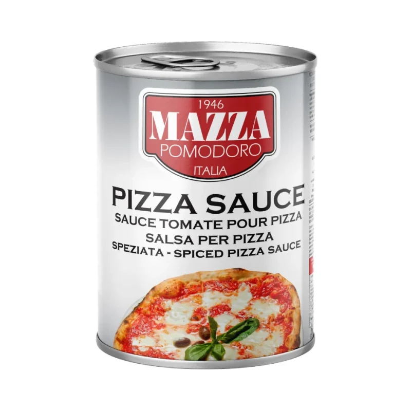 Доматен сос за пица Mazza Spiced/пикантен/, консерва 400 г - Mazza