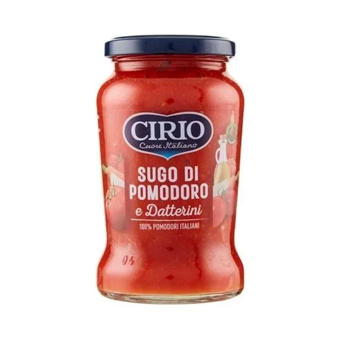 Доматен сос Cirio Datterini /от чери домати/, стъкло 350 г - Cirio