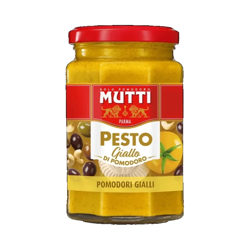 Песто Mutti от жълти домати и маслини 180 г - MUTTI