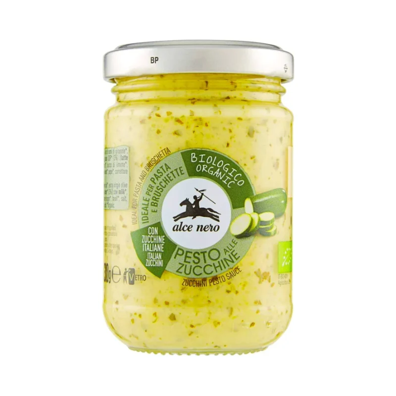 Сос песто Alce Nero Zucchine Organic с тиквички 130 г - Alce Nero