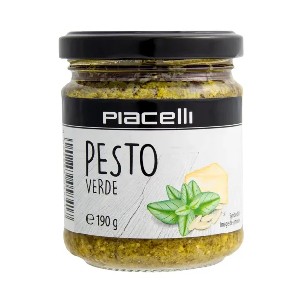 Сос песто Piacelli с босилек зелено, 190 г