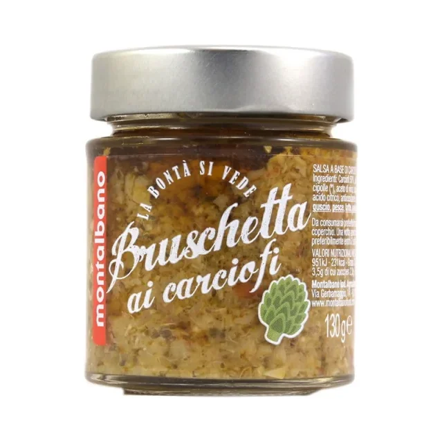 Сос-паста с артишок Montalbano Bruschetta, 130 г - Montalbano
