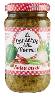 Сос-крем от зелени зеленчуци Nonna Salsa Verde, стъкло 190 г - Nonna