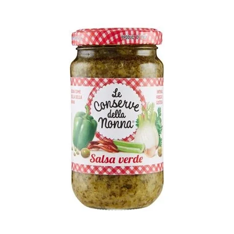 Сос-крем от зелени зеленчуци Nonna Salsa Verde, стъкло 190 г - Nonna