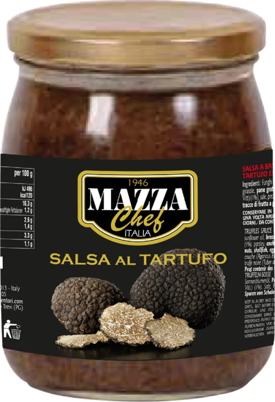 Сос от черен трюфел Mazza Cheff, стъкло 500 г
