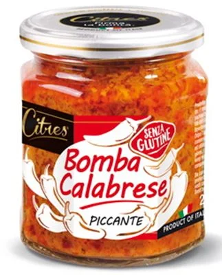 Пикантен сос-разядка от чушки Citres Bomba Calabrese, стъкло 200 г