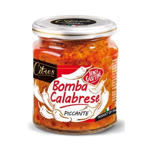 Пикантен сос-разядка от чушки Citres Bomba Calabrese, стъкло 200 г - Citres