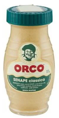 Горчица класик Senape Orco, стъкло 135 г - Senape