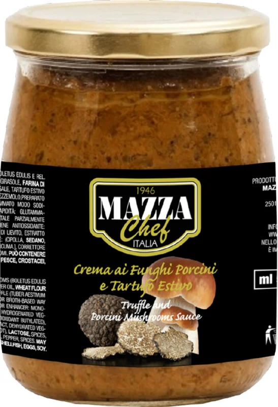 Сос Mazza с гъби манатарки и черен трюфел, стъкло 500 г
