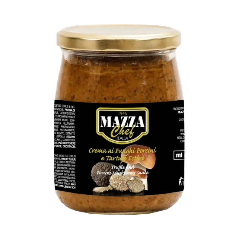 Сос Mazza с гъби манатарки и черен трюфел, стъкло 500 г - Mazza