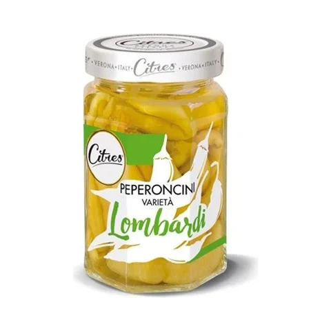Леко пикантни чушки в оцет Citres Lombardi 260 г