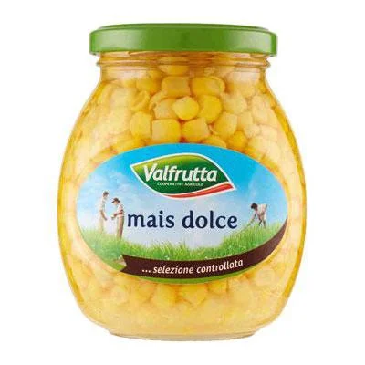 Млечна царевица Valfrutta, стъкло 360 г